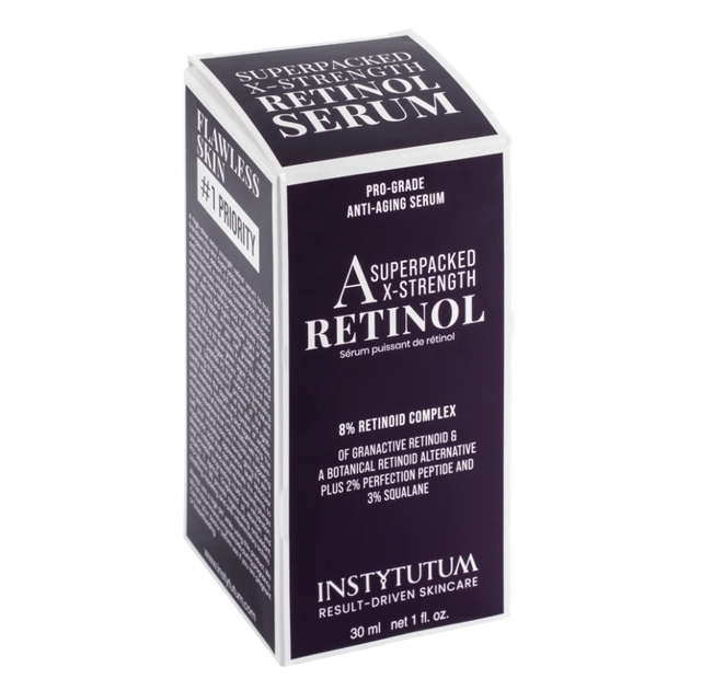 Омолаживающая сыворотка с ретиноидами INSTYTUTUM Pro-grade Anti-aging X-strength Retinol Serum 30 мл - изображение 2