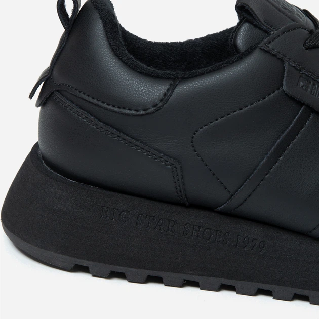 Sneakersy damskie skórzane do kostki Big Star Oo274573 906 41 Czarne (5900714800925) - obraz 5