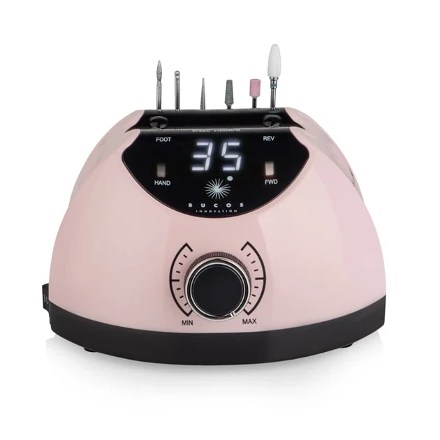 Фрезер для маникюра Bucos X4 PRO 65 Вт 35 000 об./мин розовый - изображение 2
