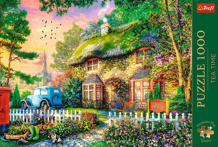 Puzzle Trefl Premium Plus Quality Tea Time Domek Stoney Lane 1000 elementów (5900511108521) - obraz 3