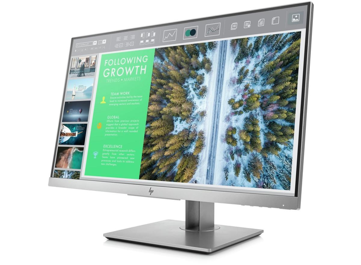 Монітор HP EliteDisplay E243 сірий (23.8" IPS/1920x1080/16:9/VGA HDMI DP/USB) Refurbished - изображение 1