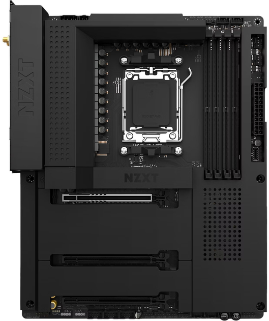 Материнська плата NZXT N7 B650E (sAM5, AMD B650E, PCI-Ex16) Matte Black (N7-B65XT-B1) - зображення 1