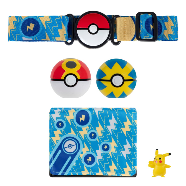 Figurka Jazwares Pokemon Clip'n'Go Bandelier Set Pikachu & Repeat Ball (191726483090) - obraz 2