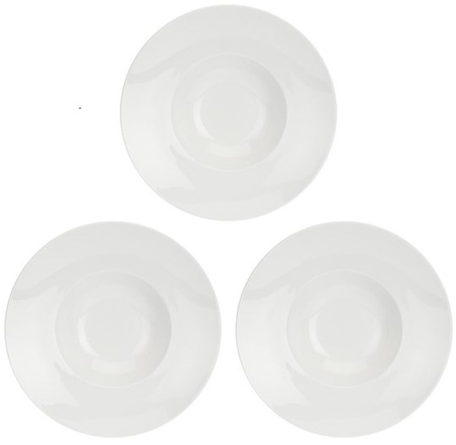 Zestaw misek do spaghetti La Porcellana Bianca Convivio porcelana 26.5 cm x 3 szt (8027549091049) - obraz 1