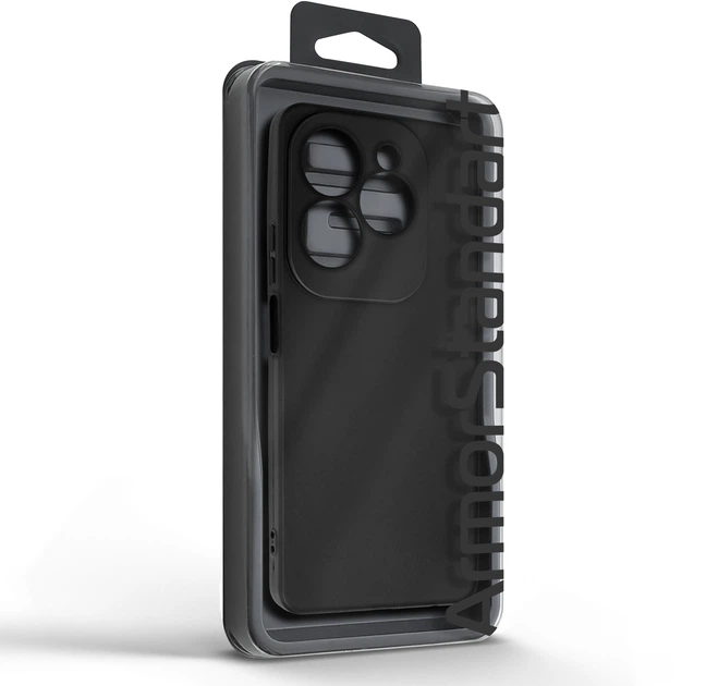 Чохол для смартфона Infinix Hot 40 Pro ArmorStandart Matte Slim Fit Black Camera cover (ARM73942) - Фото 5 Чохол для смартфона Infinix Hot 40 Pro ArmorStandart Matte Slim Fit Black Camera cover (ARM73942) - зображення 5
