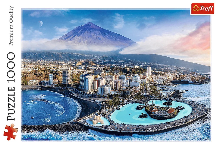 Puzzle Trefl Premium Quality Widok na Teneryfę Hiszpania 1000 elementów (5900511107913) - obraz 3