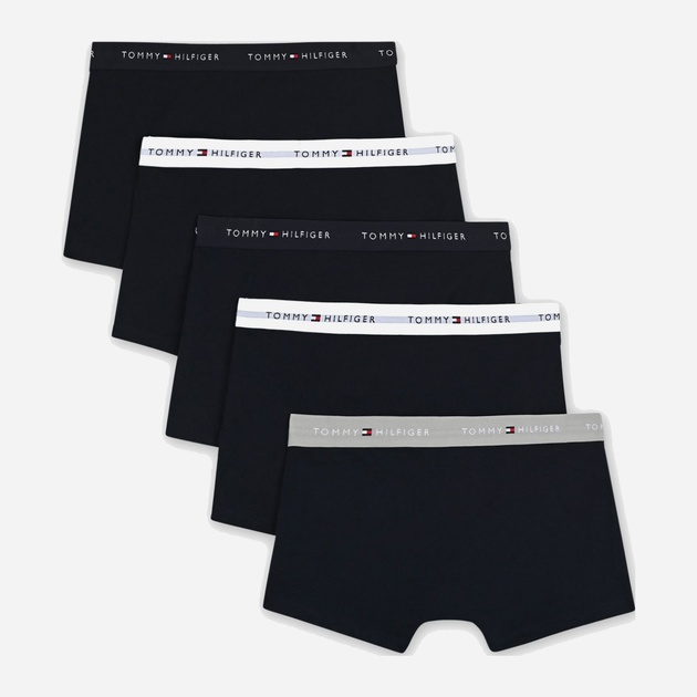 Zestaw majtek boxer męski Tommy Hilfiger UM0UM03061 M 5 szt Czarny (8720637187319) - obraz 2