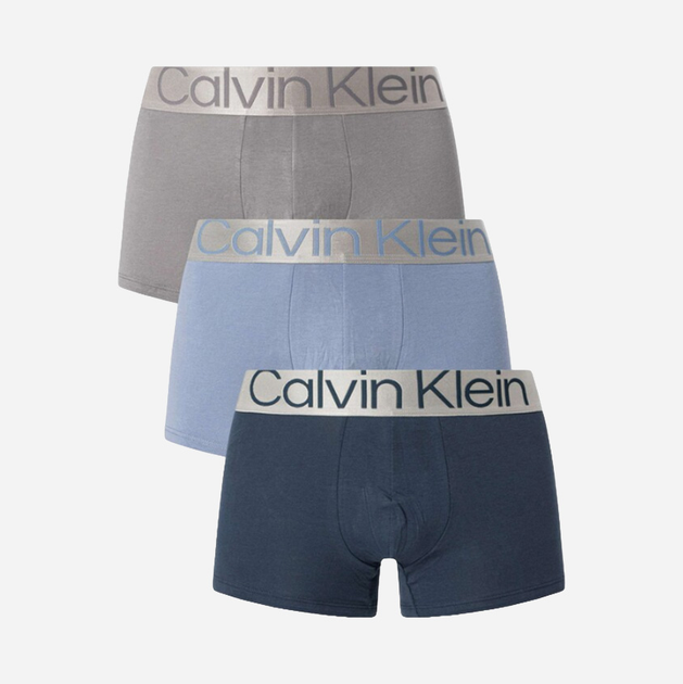 Zestaw majtek boxer męski Calvin Klein 000NB3130A XL 3 szt Wielobarwny (8720639722617) - obraz 1