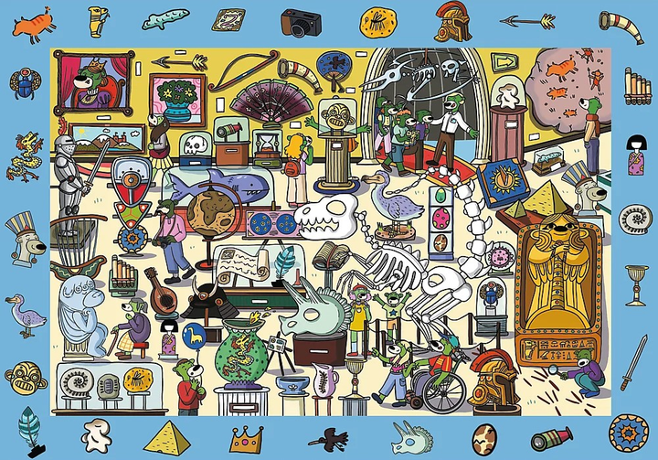 Puzzle Trefl Spy Guy Muzeum 100 elementów (5900511155952) - obraz 2