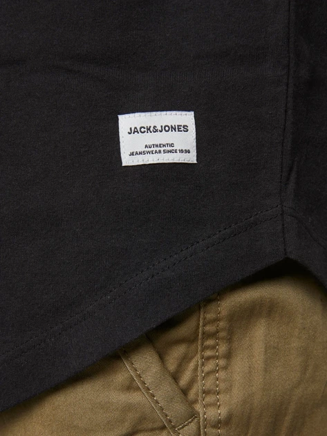 Футболка Jack & Jones Organic cotton Black Чорний XS 12113648 - зображення 5