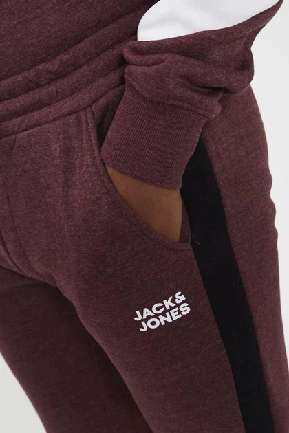 Спортивні штани Jack&Jones Whill Poula Бордовий XL 12195312 - Фото 3 Спортивні штани Jack&Jones Whill Poula Бордовий XL 12195312 - изображение 3