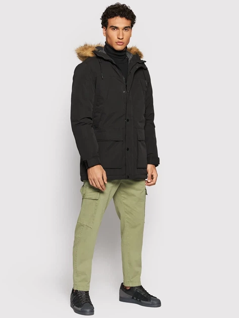 Парка Jack&Jones Super Parka Чорний M 12190042 - изображение 2