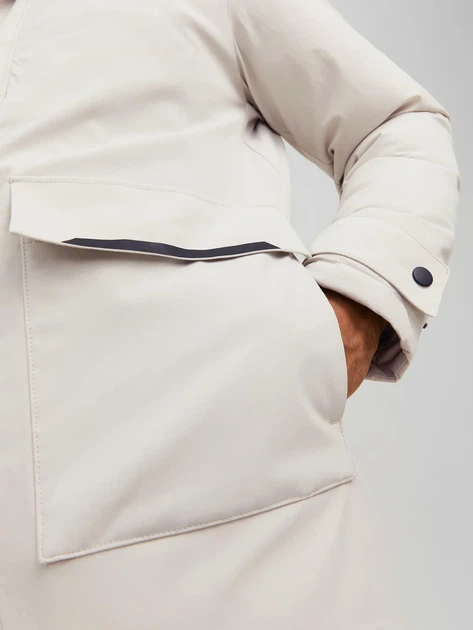 Куртка парка Jack&Jones Tiko White Білий S 12211896 - Фото 4 Куртка парка Jack&Jones Tiko White Білий S 12211896 - зображення 4