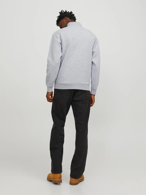 Світшот Jack&Jones Bradley Cedric Half Zip Сірий 2XL 12257392 - Фото 2 Світшот Jack&Jones Bradley Cedric Half Zip Сірий 2XL 12257392 - зображення 2