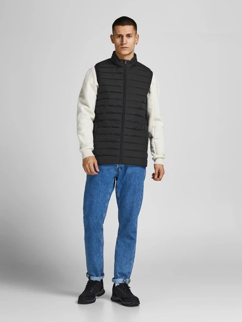 Безрукавка Jack & Jones Recycle BodyWarmer 12211132 S Чорний - изображение 2