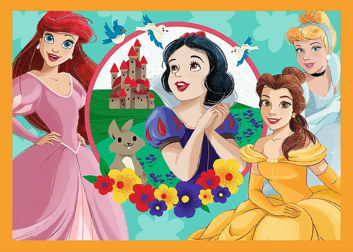 Пазл Trefl Disney Казкові історії принцес 4 в 1 207 елементів (5900511346510) - зображення 3