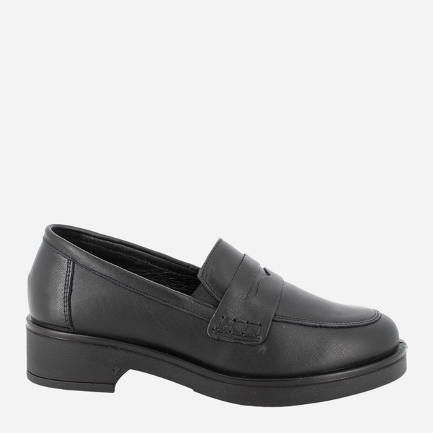 Loafersy damskie skórzane Igi&Co 6650300 36 22.5 cm Czarne (6650300360409) - obraz 1