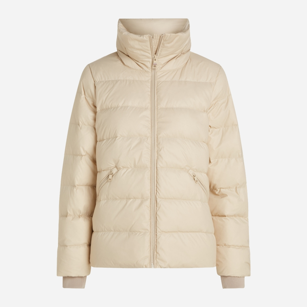Пуховик зимовий короткий жіночий Tommy Hilfiger WW0WW43118-ACI XS Бежевий (8720637657959) - зображення 5