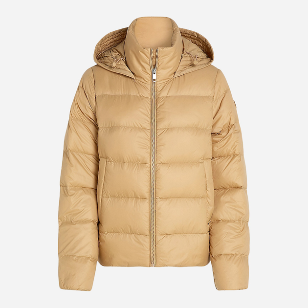 Пуховик зимовий короткий жіночий Tommy Hilfiger WW0WW43581-RBL M Бежевий (8720637720585) - зображення 5