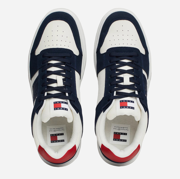 Чоловічі снікери Tommy Hilfiger EM0EM01457-C1G 41 Темно-сині (8720637380772) - зображення 4
