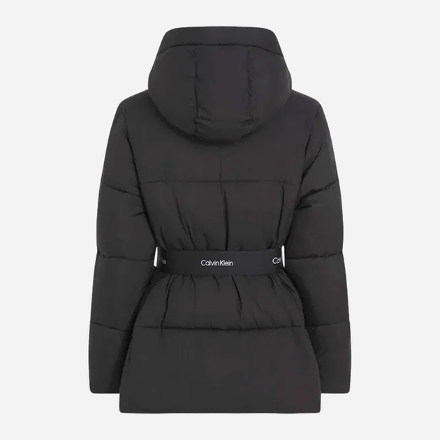 Пуховик зимовий короткий жіночий Calvin Klein J20J224107-BEH XS Чорний (8720639428656) - зображення 4