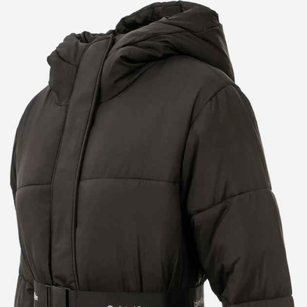 Kurtka puchowa damska zimowa Calvin Klein J20J224122-BEH L Czarna (8720639430574) - obraz 5