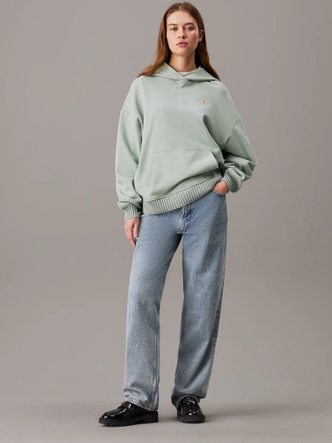 Худі жіноче Calvin Klein J20J224173-PCY XS М'ятне (8720639430147) - зображення 3