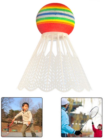 Набор нейлоновых воланов для бадминтона Newt Badminton Shuttlecock 5 шт Белые (NE-BD-003W) - изображение 2