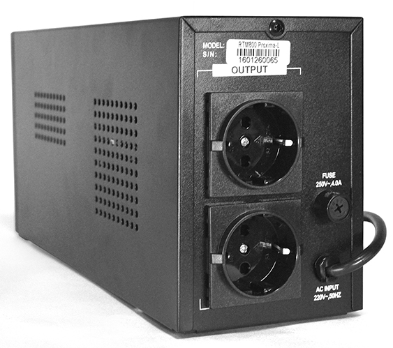ДБЖ Ritar RTM600 360 Вт Proxima-L (RTM600L) - Фото 3 ДБЖ Ritar RTM600 360 Вт Proxima-L (RTM600L) - зображення 3