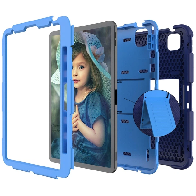 Чехол ARM Standart Apple iPad Pro 11 (2022) противоударный с откидной подставкой Blue/Light Blue - изображение 5