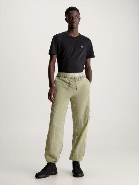 Koszulka męska bawełniana Calvin Klein J30J325268-BEH L Czarna (8720109049114) - obraz 3