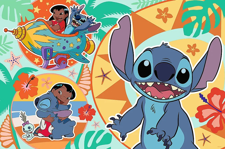 Пазл Trefl Disney Maxi Веселий день Lilo & Stitch 24 елементи (5900511143652) - зображення 2