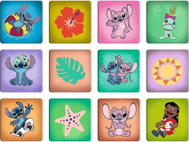 Пазл Trefl Lilo & Stitch Мемо Щасливий день Ліло і Стіч 2 в 1 102 елементи (5900511935851) - зображення 4