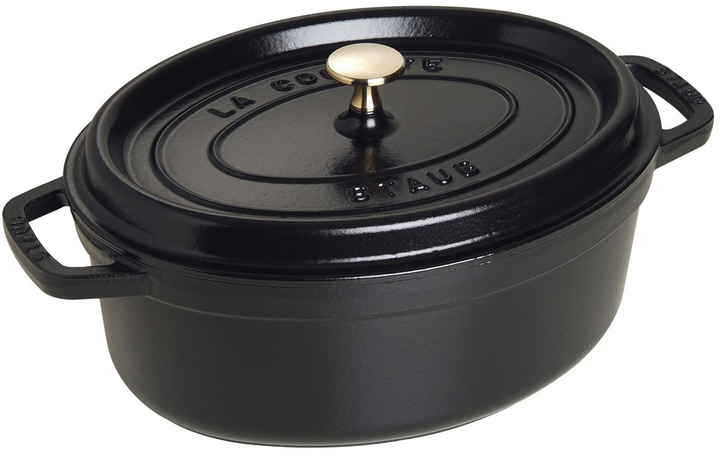 Garnek Staub La Cocotte owalny Czarny 4.2 l (3272341029256) - obraz 1