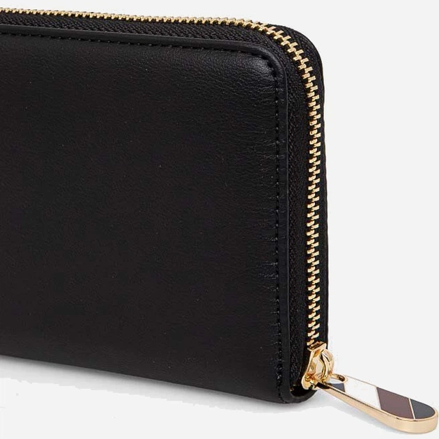 Гаманець жіночий Tommy Hilfiger AW0AW16582 Чорний (8720637869215) - зображення 5