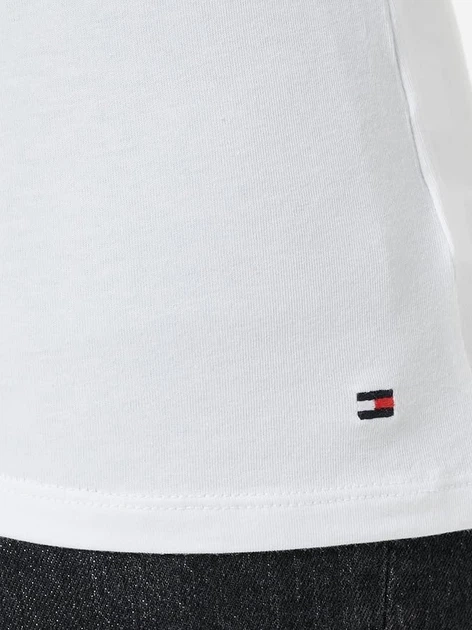 Zestaw koszulek damskichch Tommy Hilfiger UW0UW05525-0WV L 2 szt Biały/Granatowy (8720637182864) - obraz 6