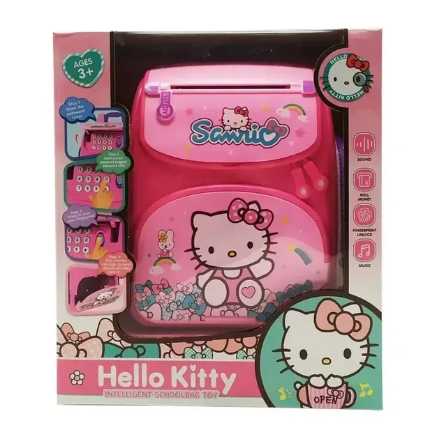 Детская копилка Сейф-рюкзак Hello Kitty со звуком и светом - изображение 4