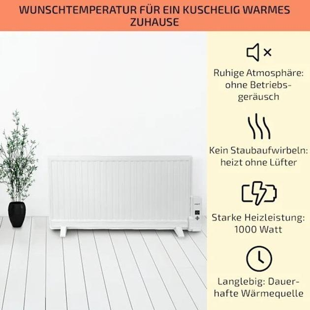 Масляный обогреватель OneConcept Wallander 1000W (10033102) - изображение 2