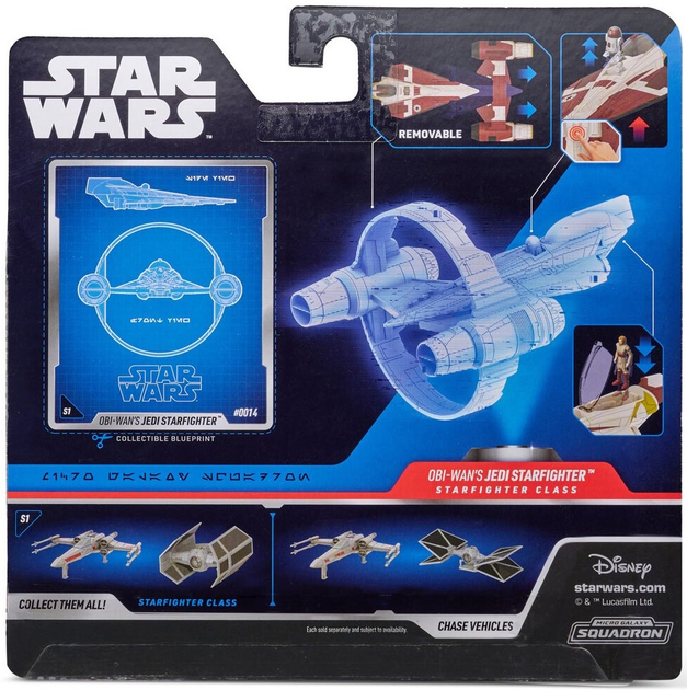 Figurka Jazwares Star Wars Delta 7B Jedi Starfighter Obi-Wan (191726416210) - obraz 6