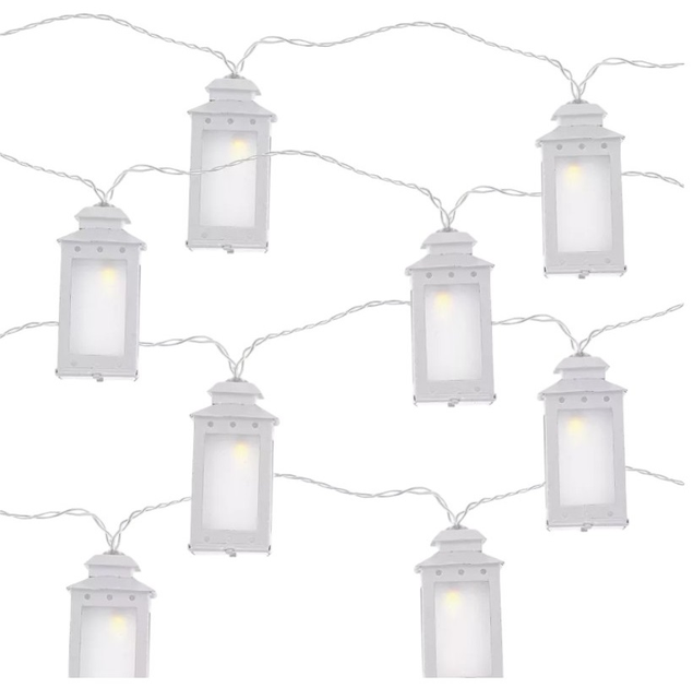 Girlanda LED Duka Ljus lampiony Biała 4.8 m (5904422214890) - obraz 1