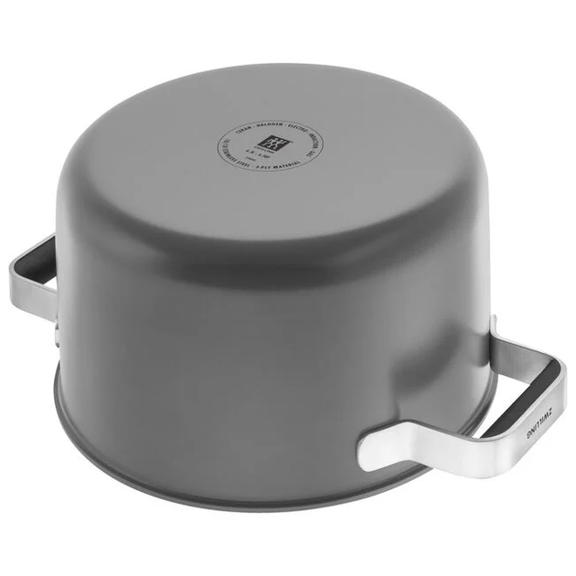 Набор кастрюль Zwilling Pure из 5 предметов серый нержавеющая сталь для индукции - изображение 5