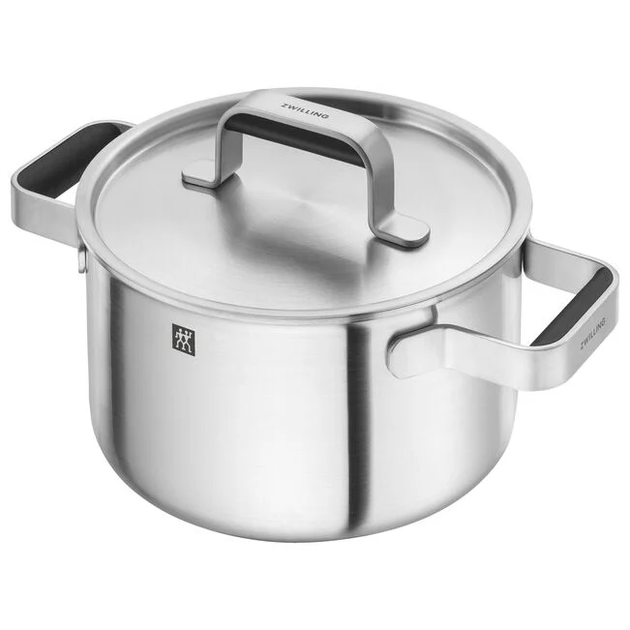 Набор кастрюль Zwilling Pure из 5 предметов серебристый нержавеющая сталь для индукции - Фото 8 Набор кастрюль Zwilling Pure из 5 предметов серебристый нержавеющая сталь для индукции - изображение 8