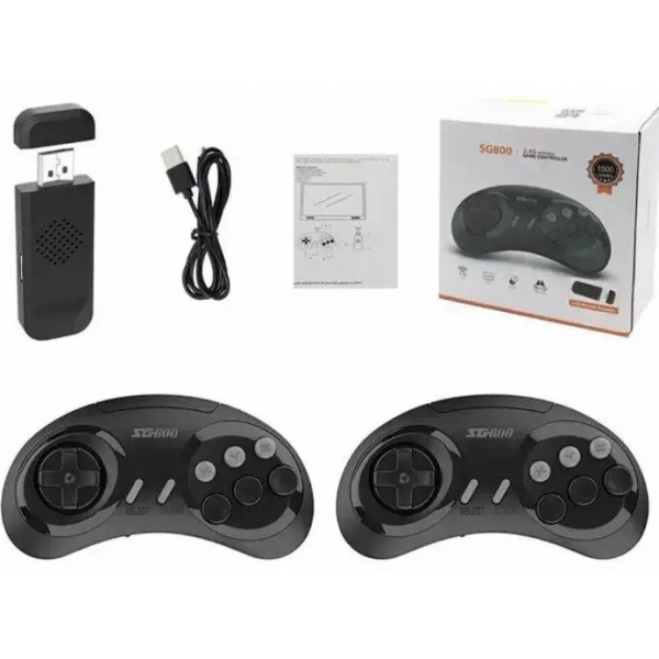 Ігрова приставка консоль AB800 HDMI 64Gb 1600 ігор із джойстиками 2 шт. - зображення 5