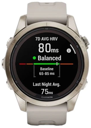 Smartwatch Garmin Fenix 7S Pro Sapphire Solar Edition Soft Gold with Light Sand Band (010-02776-15) - obraz 5