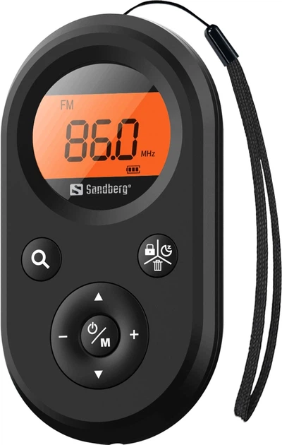 Радиоприемник карманный Sandberg Pocket Radio FM+AM Recharge с наушниками (421-02) - изображение 3