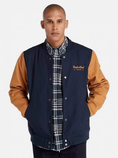 Бомбер чоловічий Timberland TB0A6G7N XL Синій (196247881035) - зображення 4