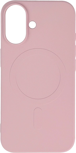 Панель Hurtel Liquid Silicone Case MagSafe для Apple iPhone 16 Light Pink (5907769363382) - зображення 1