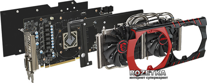 Відеокарта MSI PCI-Ex Radeon R9 380 4096MB GDDR5 (256bit