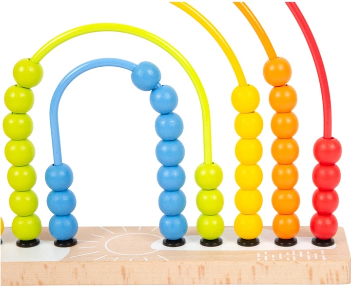 Дерев'яна рахівниця Small Foot у формі веселки (4020972119650) - зображення 3