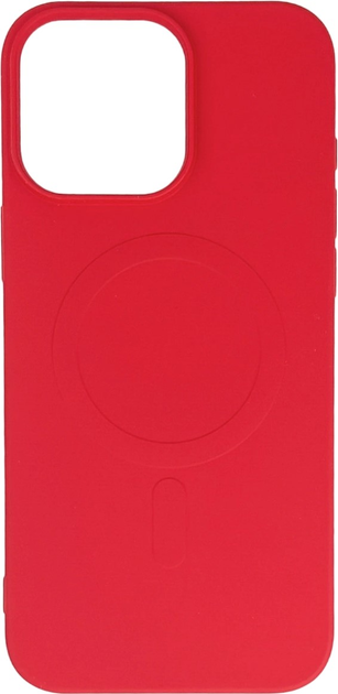 Etui Hurtel Liquid Silicone Case MagSafe do Apple iPhone 16 Pro Max Red (5907769363504) - obraz 1